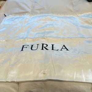 Large white Furla dust bag